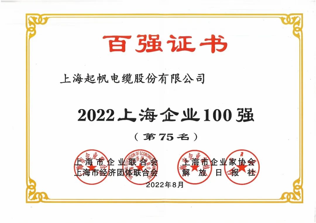  2021年上海企業100強